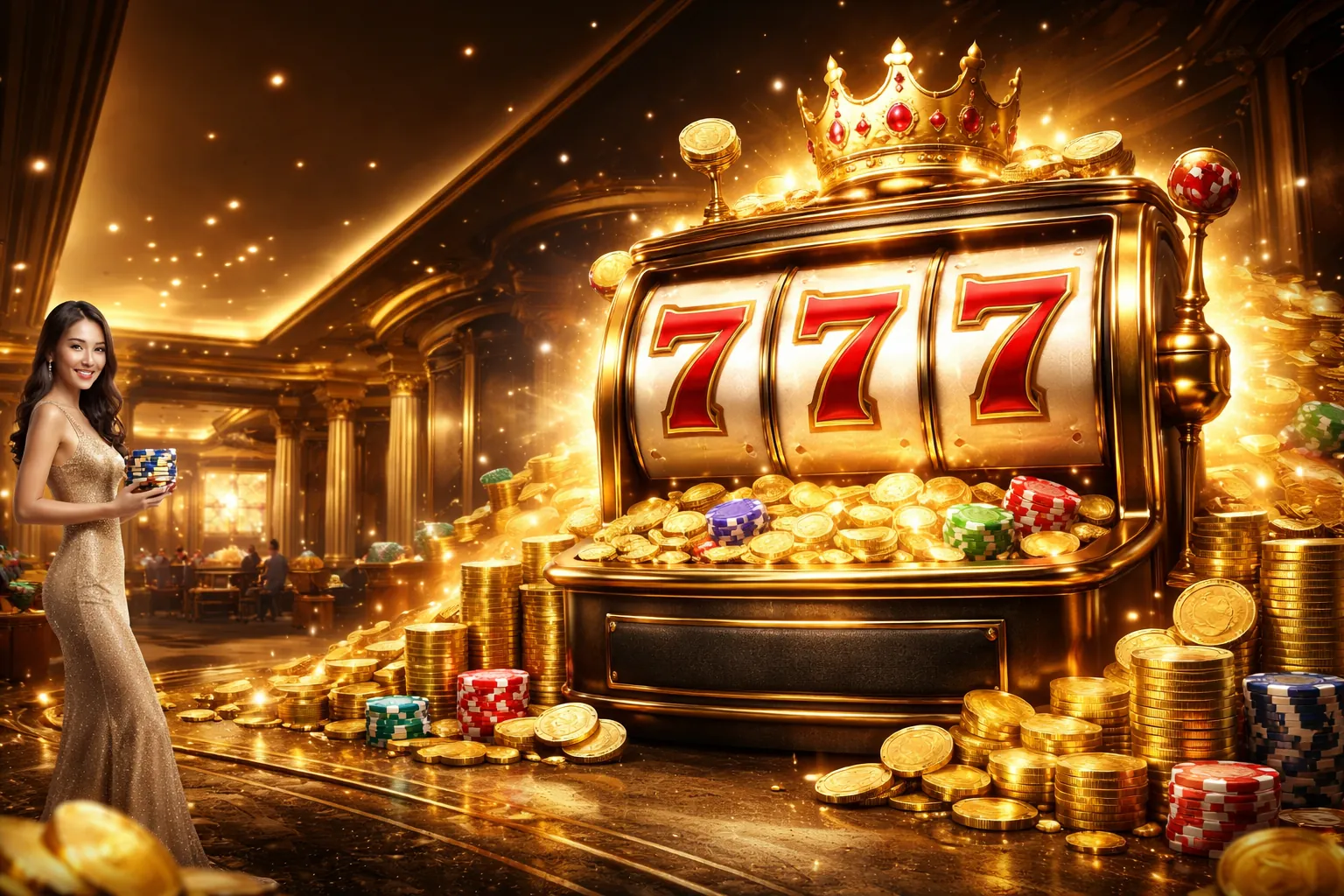 Trò chơi Slots Game nổ hũ tại 123B Đá Gà với đồ họa sống động và giải thưởng lớn.